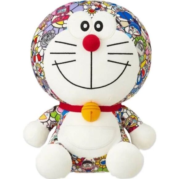Doraemon Limited Edition Plush Toy by Uniqlo x Takashi Murakami - Picture 1 of 6